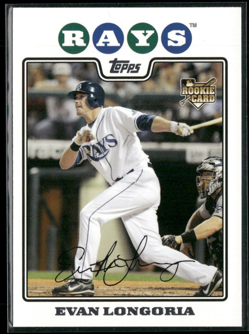 Evan Longoria 2008 Topps Updates & Highlights RC #UH10 Tampa Bay Rays