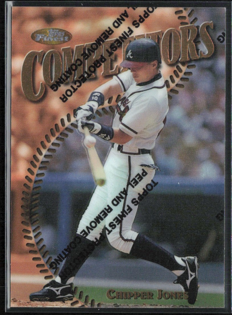 Chipper Jones 1995 Topps Finest Competitors #273 Atlanta Braves