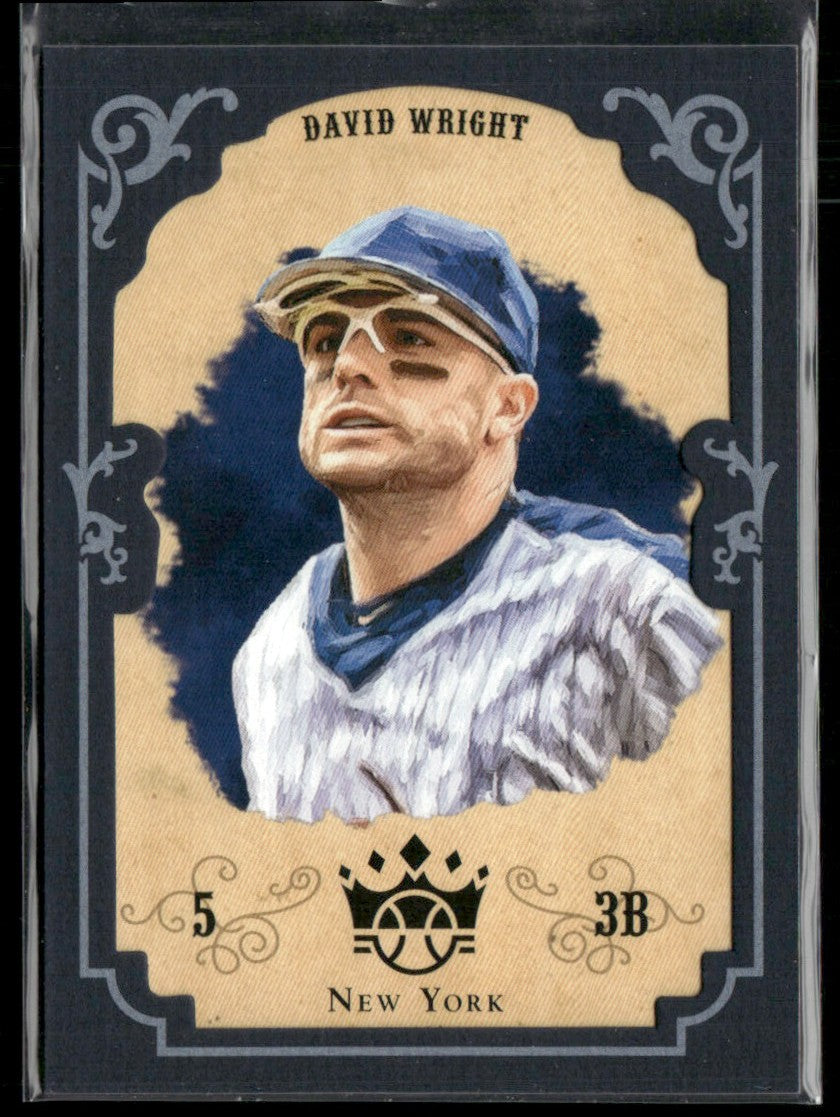 David Wright 2019 Panini Diamond Kings Blue Framed #DK04-DW New York Mets