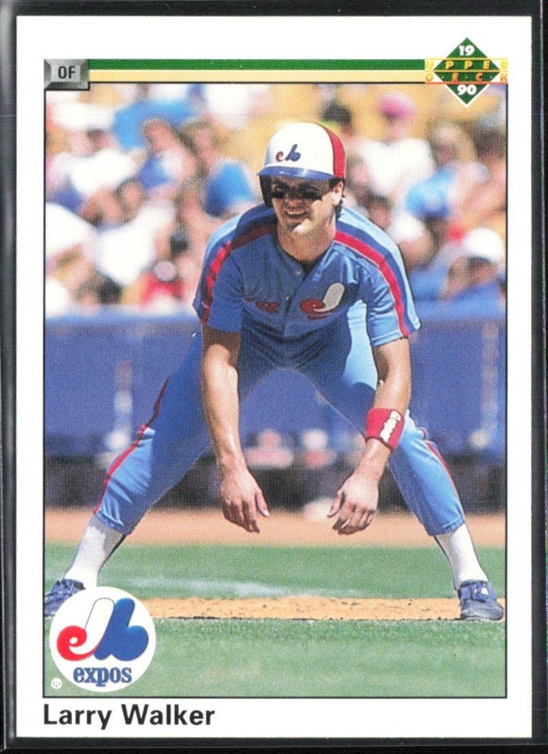Larry Walker 1990 Upper Deck RC #466 Montreal Expos