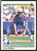 Larry Walker 1990 Upper Deck RC #466 Montreal Expos