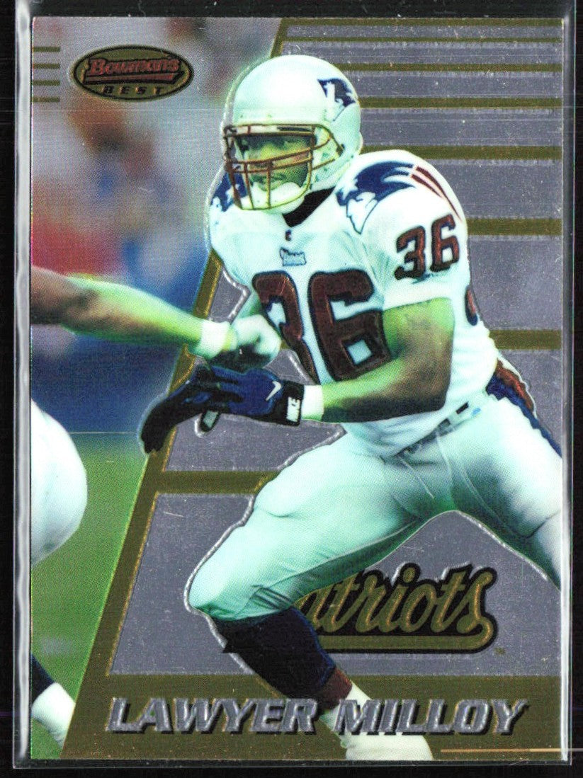 Lawyer Milloy 1996 Bowman's Best RC #143 New England Patriots