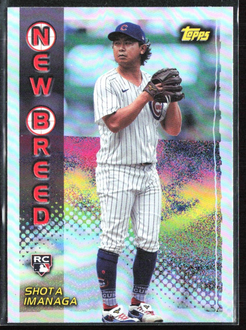 Shota Imanaga 2024 Topps Archives 1999 New Breed RC #99NB-7 Chicago Cubs