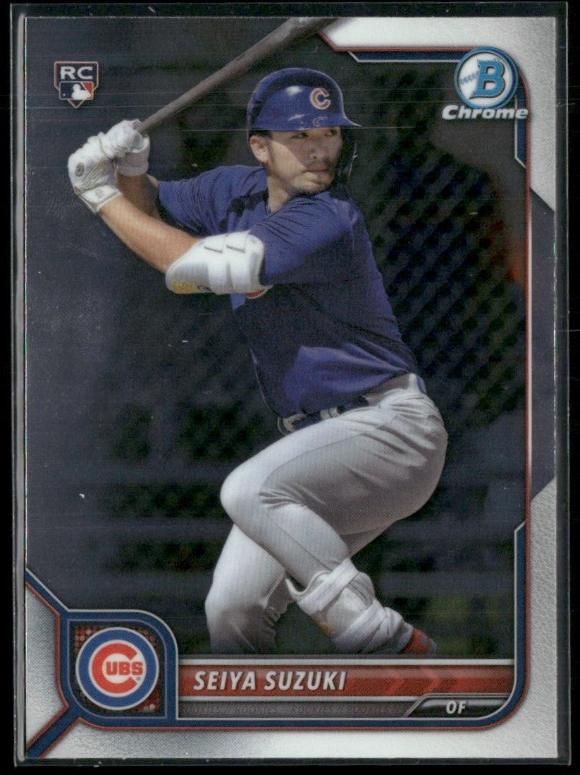 Seiya Suzuki 2022 Bowman Chrome RC #69 Chicago Cubs