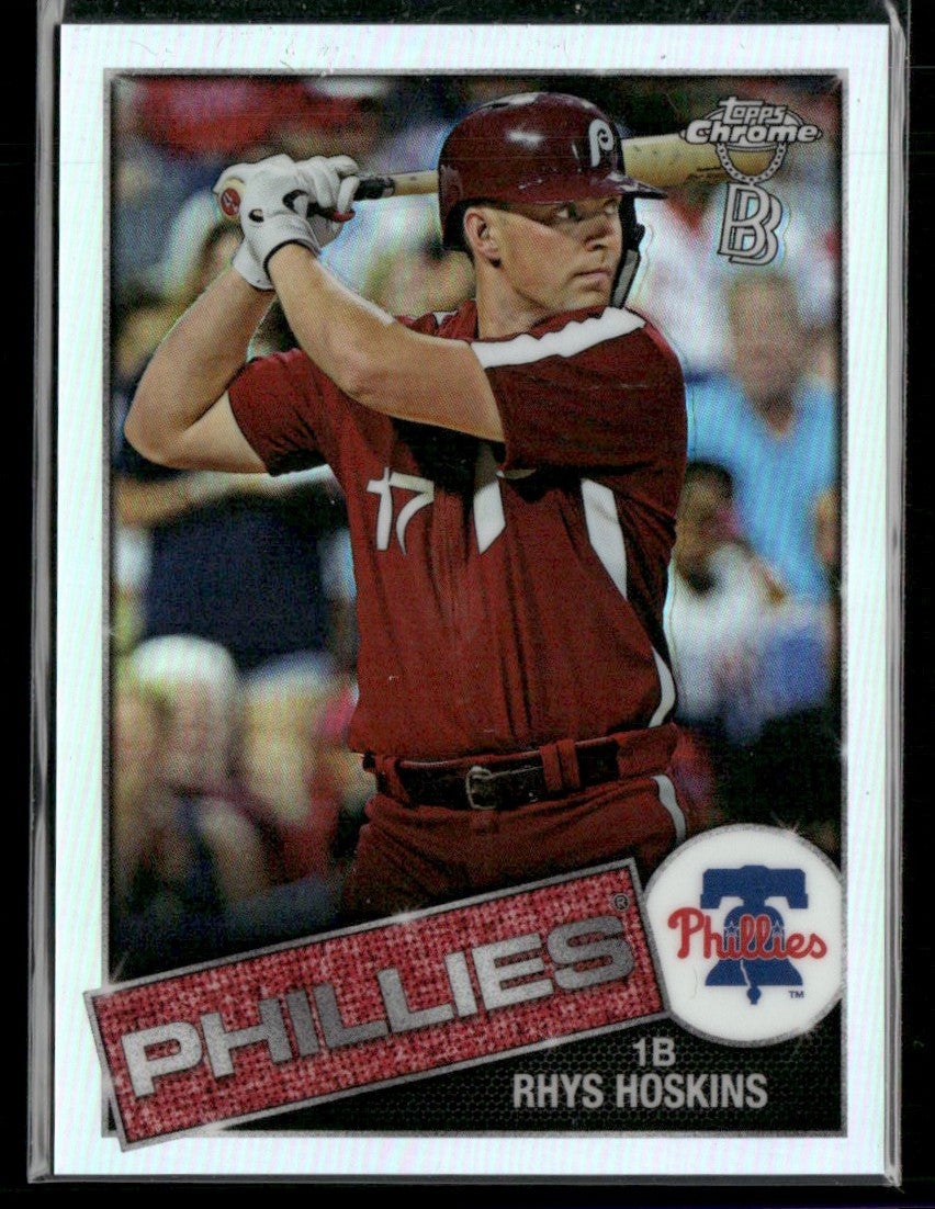 Rhys Hoskins 2020 Topps Chrome Ben Baller 1985 #85TC-20 Philadelphia Phillies