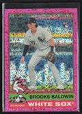 Brooks Baldwin 2025 Topps Heritage Chrome Pink Sparkle Refractor RC #234
