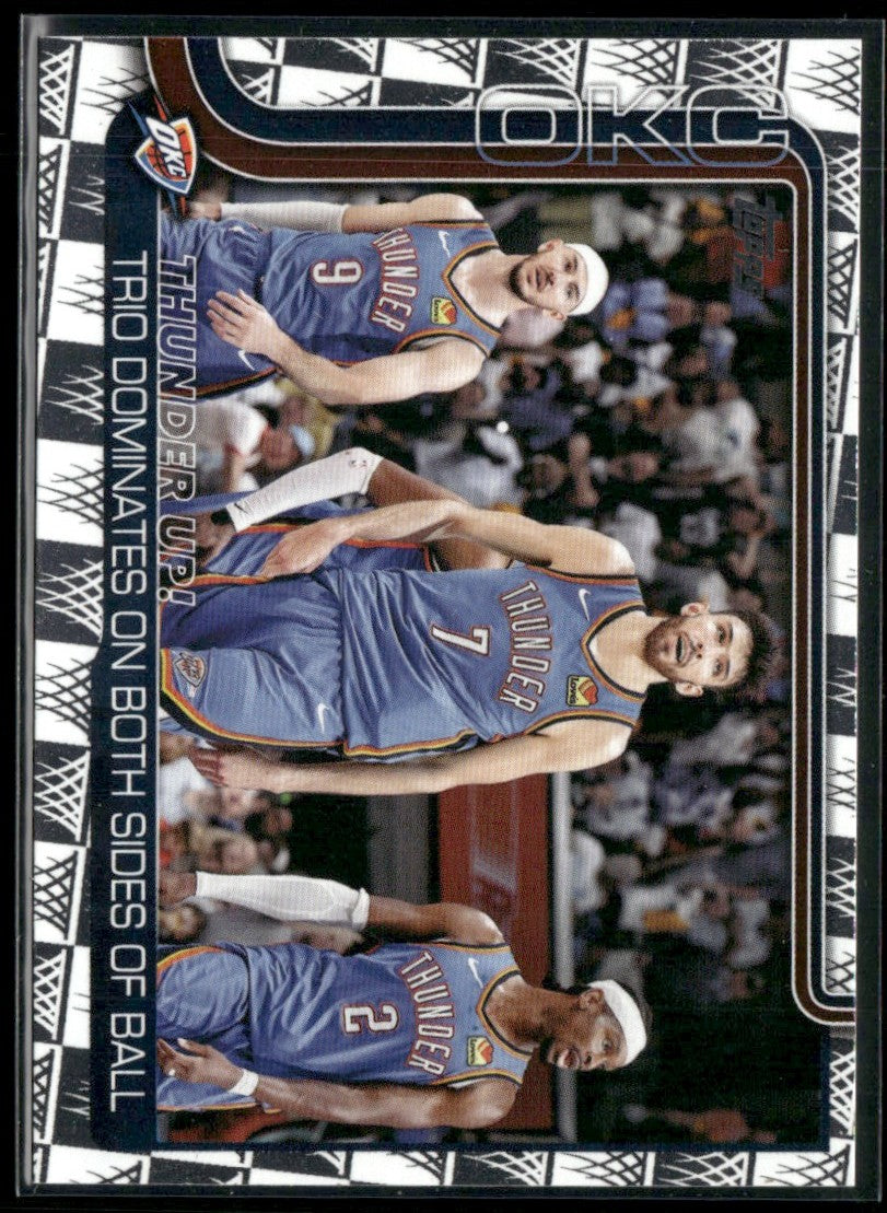 Thunder Up!: Trio Dominates On Both Sides Of Ball 2025 Topps Season Tip Off #288