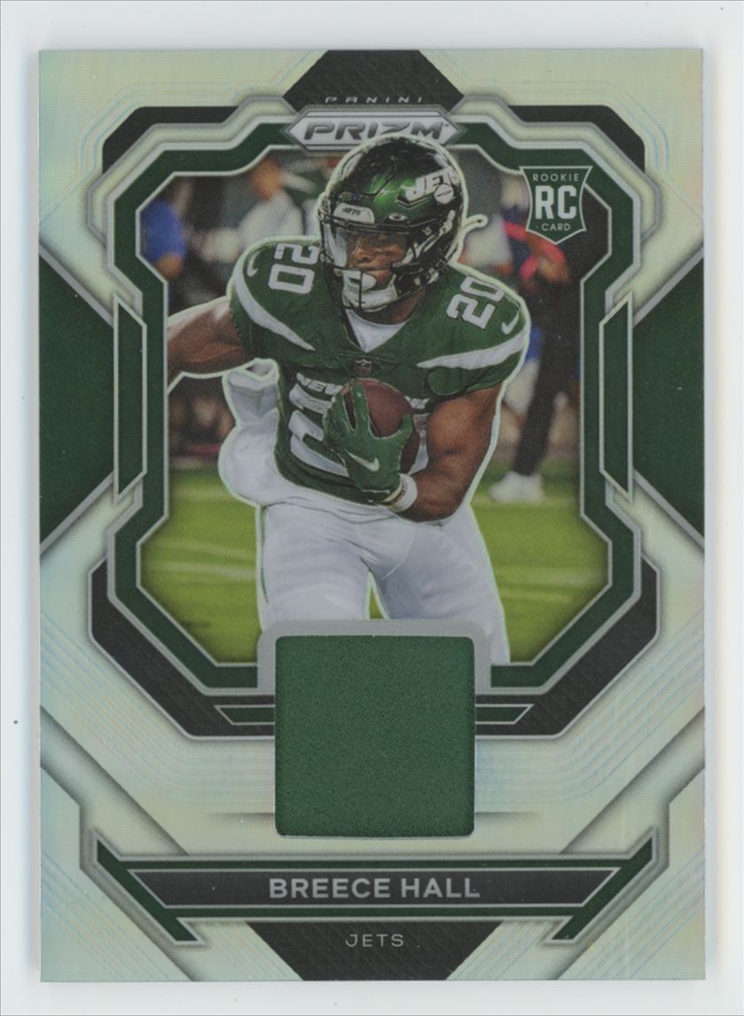 Breece Hall 2022 Panini Prizm RC Jersey #PJ-BH New York Jets