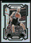Manu Ginobili 2023 Panini Prizm Silver #190 San Antonio Spurs
