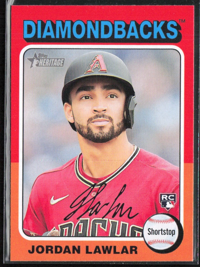 Jordan Lawlar 2024 Topps Heritage RC #429 Arizona Diamondbacks