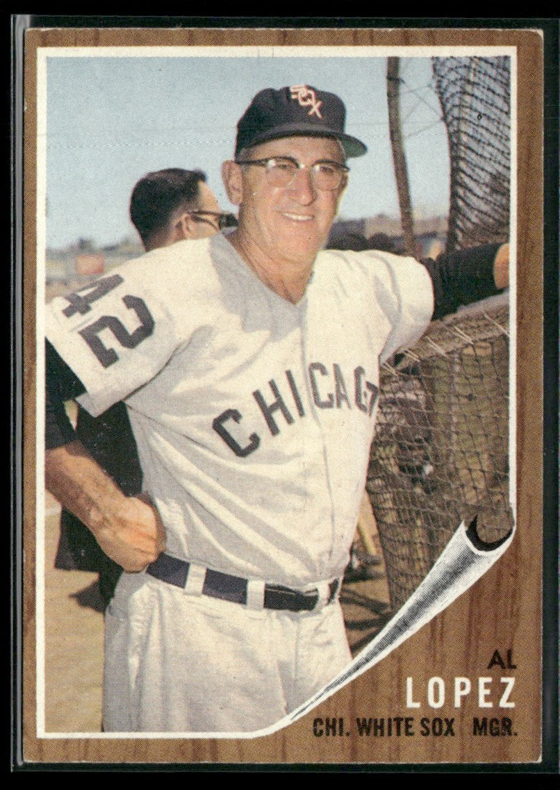 Al Lopez 1962 Topps #286 Chicago White Sox