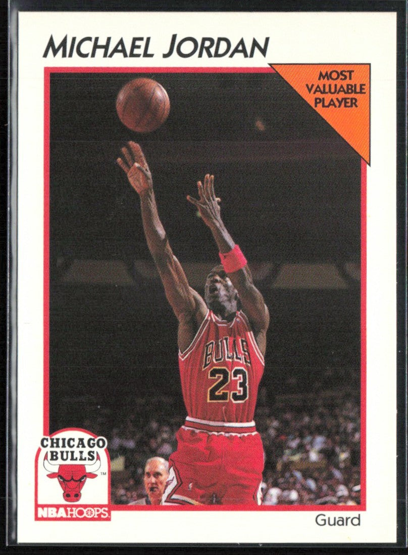 Michael Jordan 1991 NBA Hoops #5 Chicago Bulls