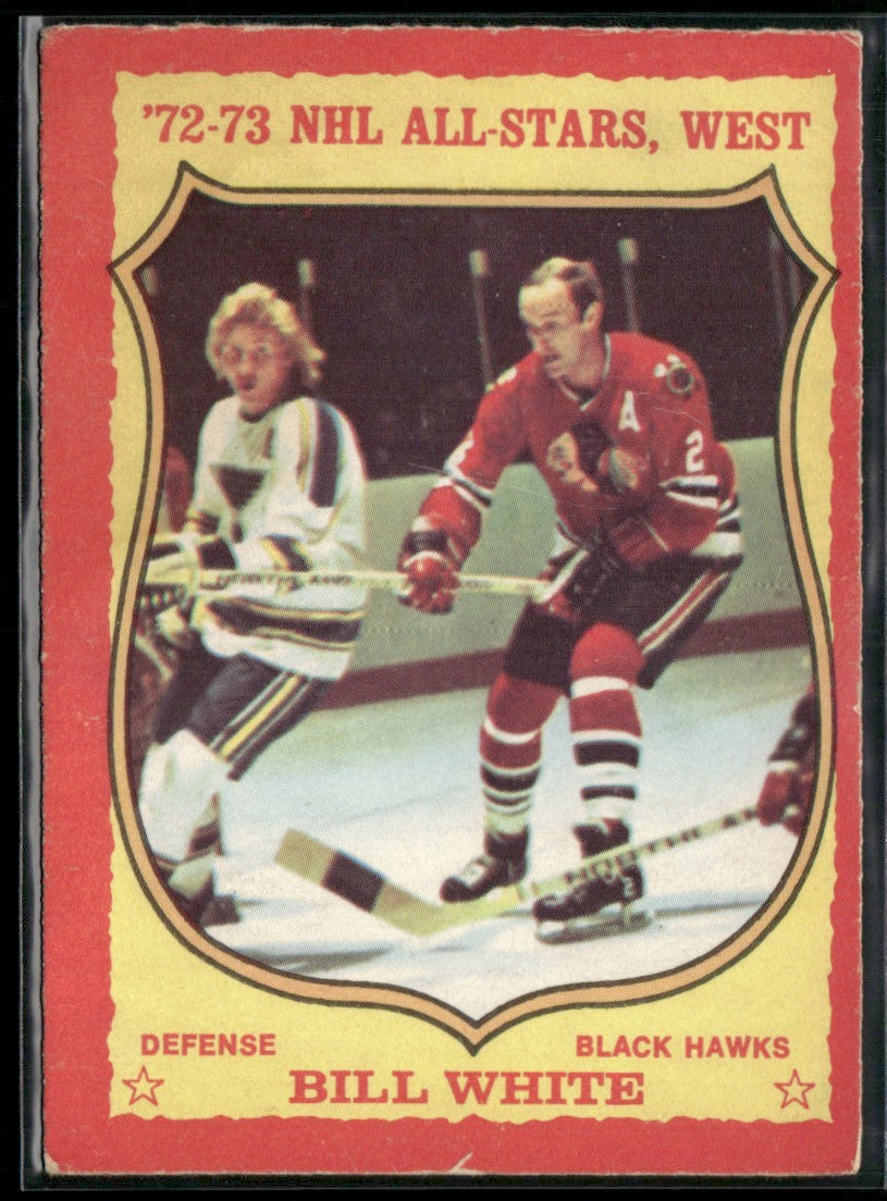 Bill White 1973 O-Pee-Chee #78 Chicago Blackhawks