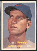 Dee Fondy 1957 Topps #42 Chicago Cubs