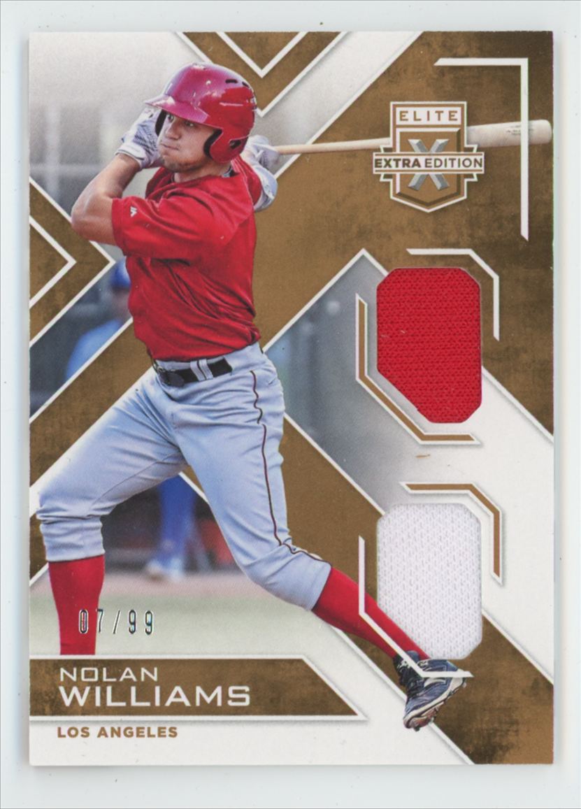 Nolan Williams 2016 Panini Elite Extra Edition Dual Materials /99 Jersey #DM-NW