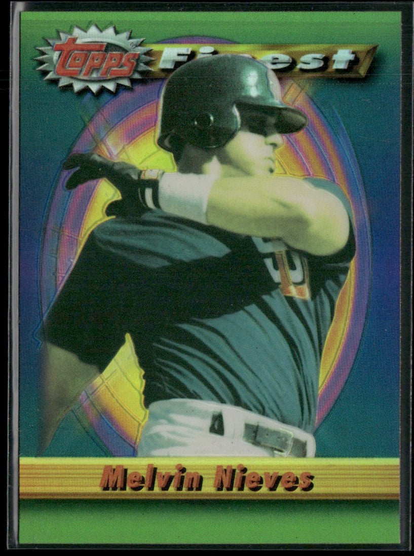Melvin Nieves 1994 Topps Finest Refractor #432 San Diego Padres