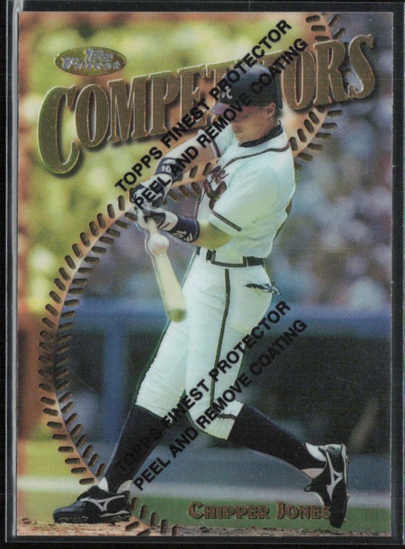 Chipper Jones 1995 Topps Finest Competitors #273 Atlanta Braves
