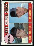 Royals Rookies - Mike Fiore / Jim Rocker 1969 Topps RC #376 Kansas City Royals