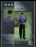 Tiger Woods 2001 SP Authentic Focus on a Champion #FC9
