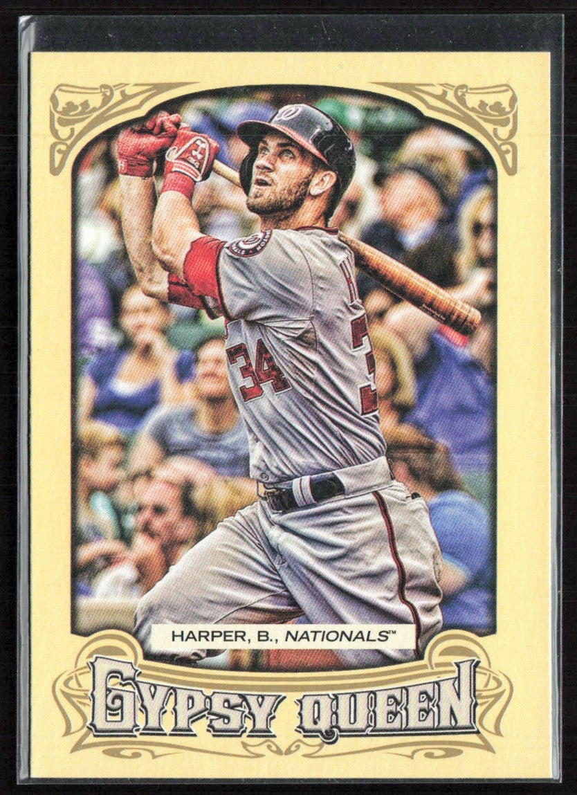 Bryce Harper 2014 Topps Gypsy Queen Grey Jersey #100 Washington Nationals