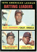 Johnson Oliva Yastrzemski 1971 Topps #61