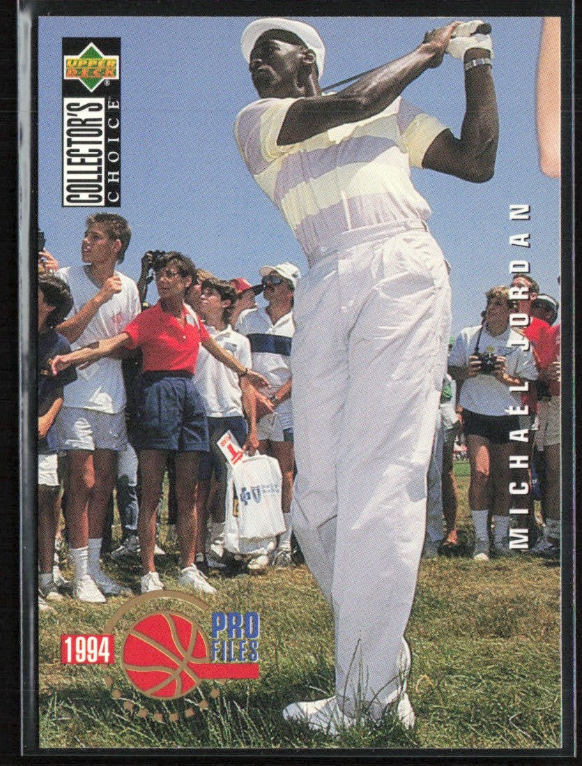Michael Jordan 1994 Collector's Choice Pro Files #204 Chicago Bulls