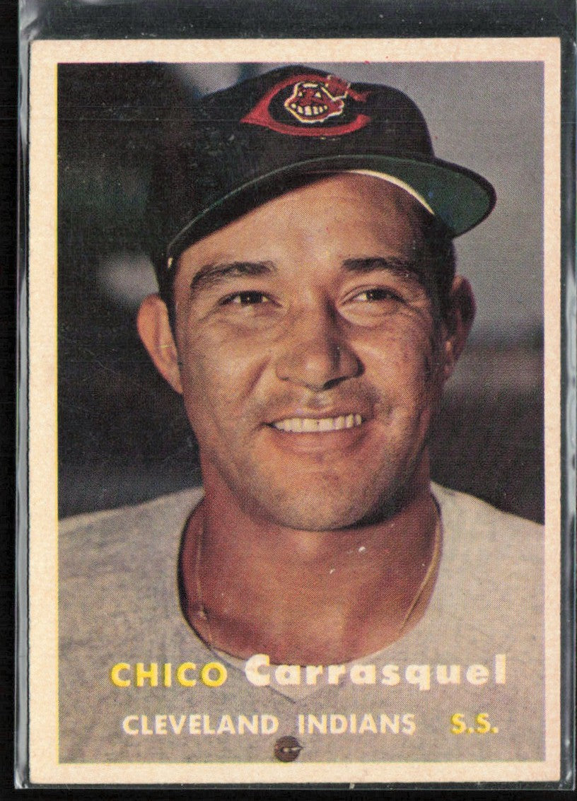 Chico Carrasquel 1957 Topps #67 Cleveland Indians