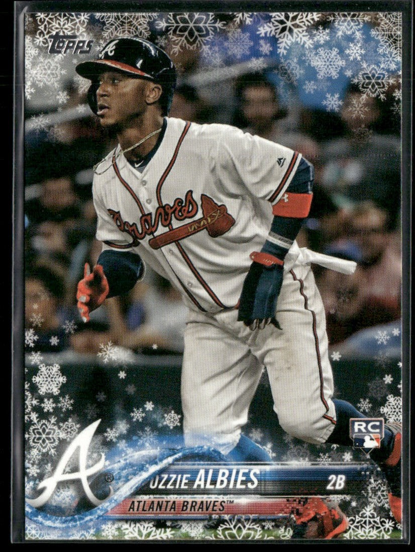 Ozzie Albies 2018 Topps Holiday RC #HMW140 Atlanta Braves