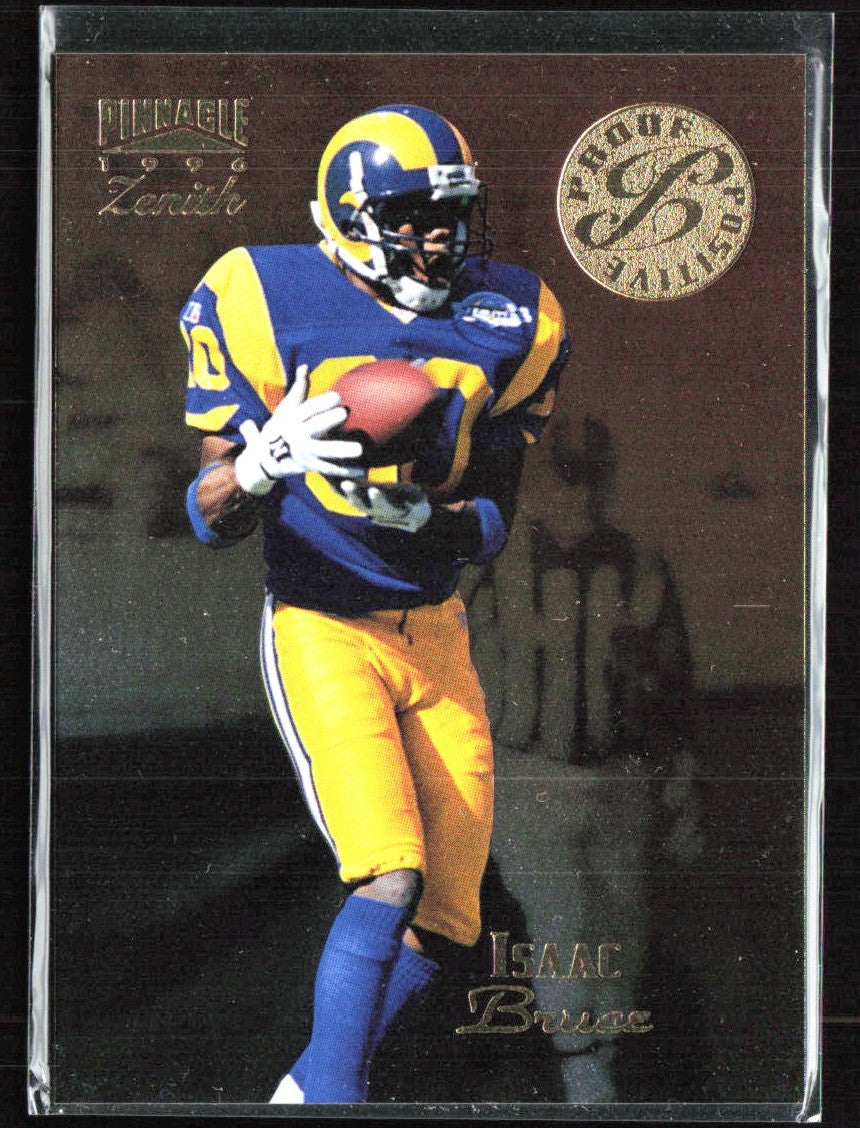 Isaac Bruce 1996 Pinnacle Zenith Proof Positive #Z-136 St. Louis Rams