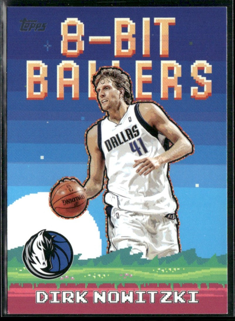 Dirk Nowitzki 2025 Topps 8-Bit Ballers #8B-22 Dallas Mavericks