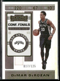 DeMar DeRozan 2019 Panini Contenders Conference Finals Ticket /125 #25