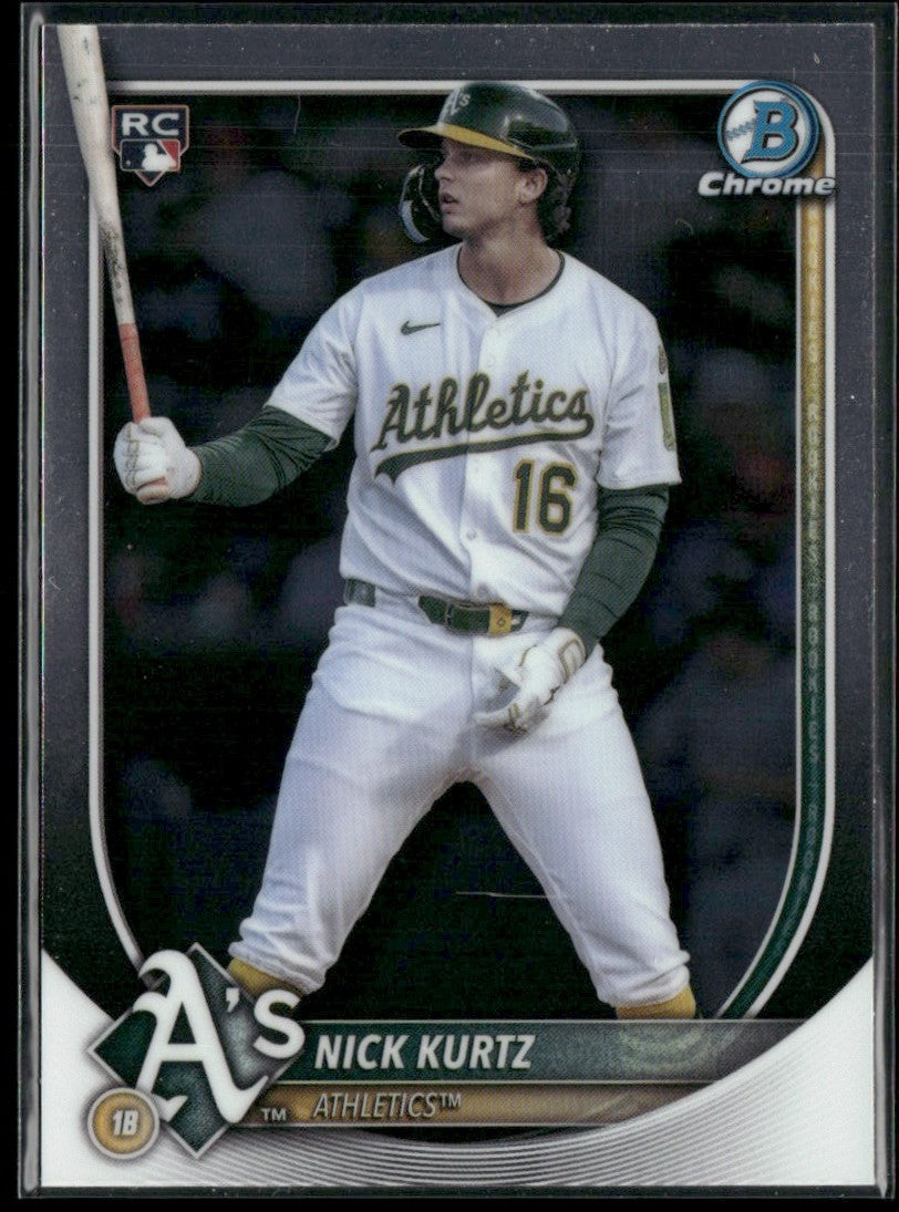 Nick Kurtz 2025 Bowman Chrome RC #93 Athletics