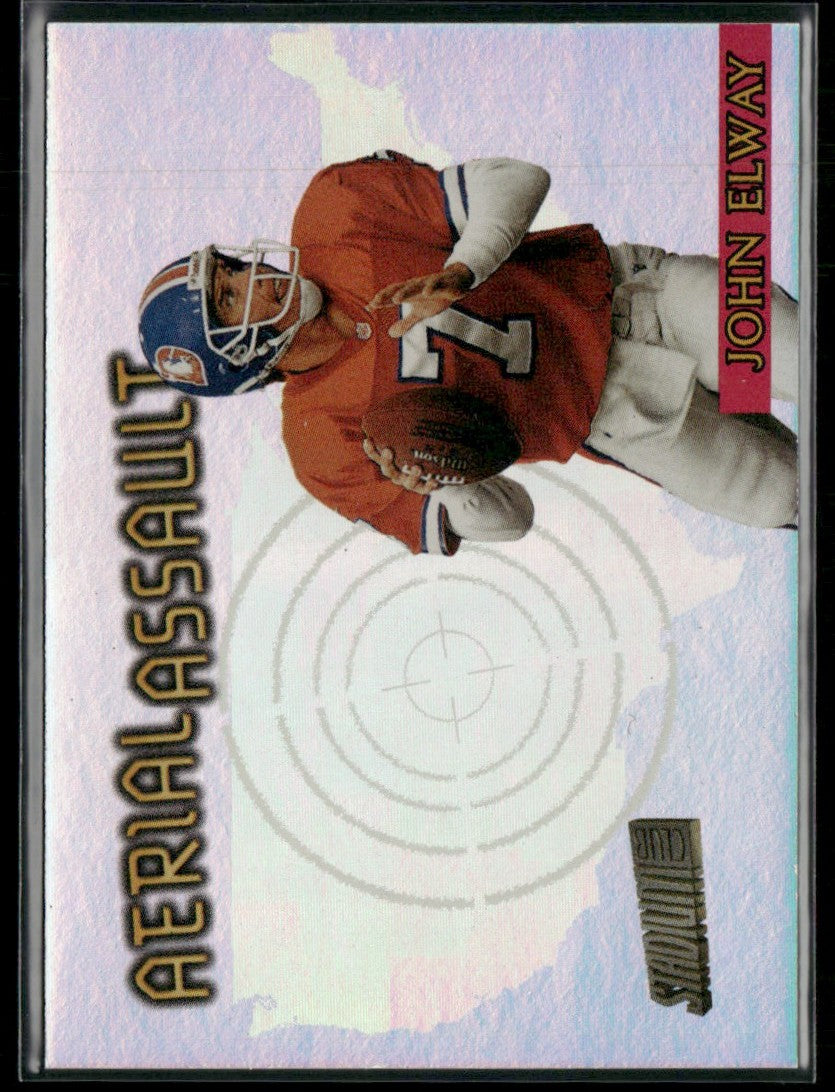 John Elway 1997 Topps Stadium Club Aerial Assault #AA5 Denver Broncos