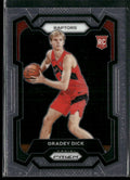Gradey Dick 2023 Panini Prizm RC #134 Toronto Raptors