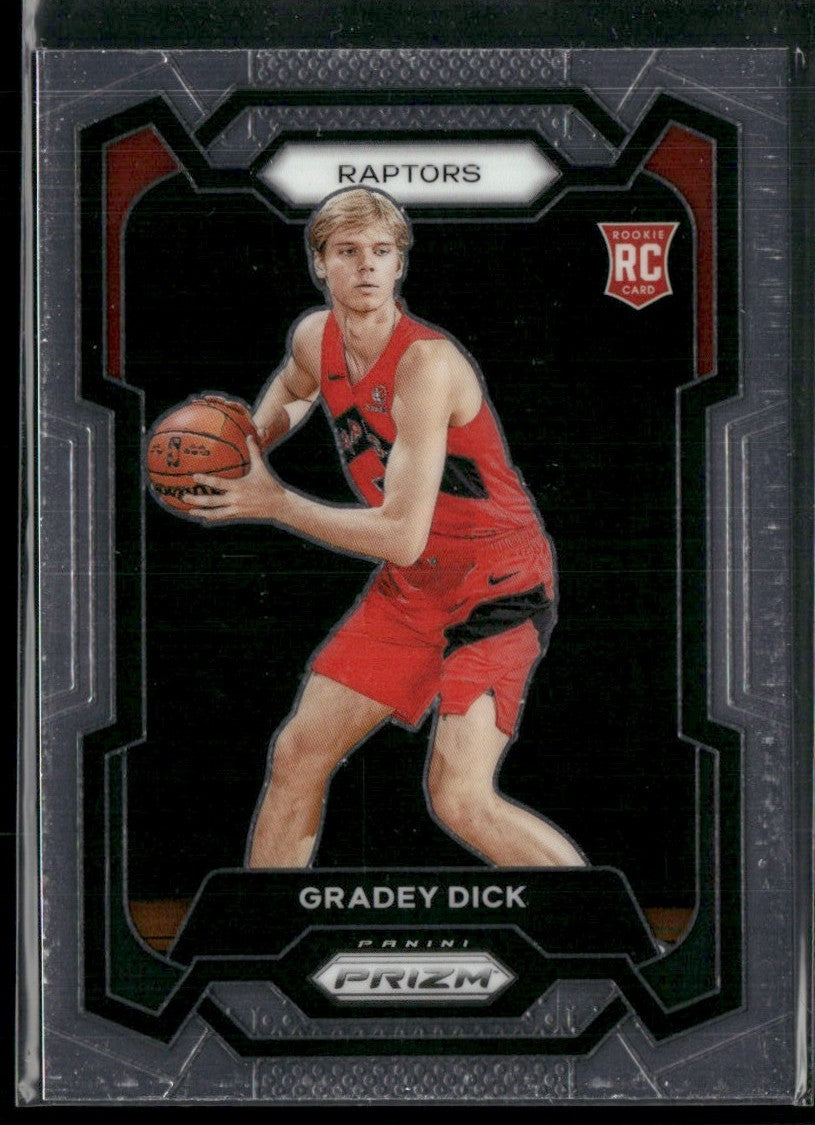 Gradey Dick 2023 Panini Prizm RC #134 Toronto Raptors