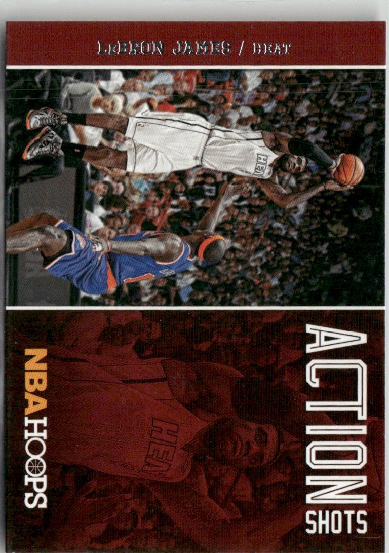 LeBron James 2013 NBA Hoops Action Shots #13 Miami Heat