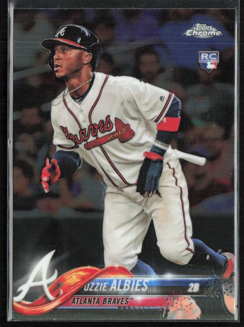 Ozzie Albies 2018 Topps Chrome RC #72 Atlanta Braves