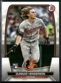 Gunnar Henderson 2023 Bowman RC #65 Baltimore Orioles