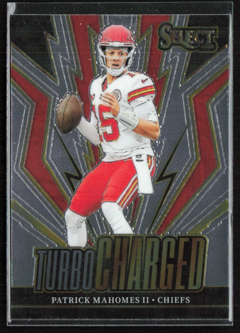 Patrick Mahomes II 2023 Panini Select Turbocharged #TUR-PMA Kansas City Chiefs
