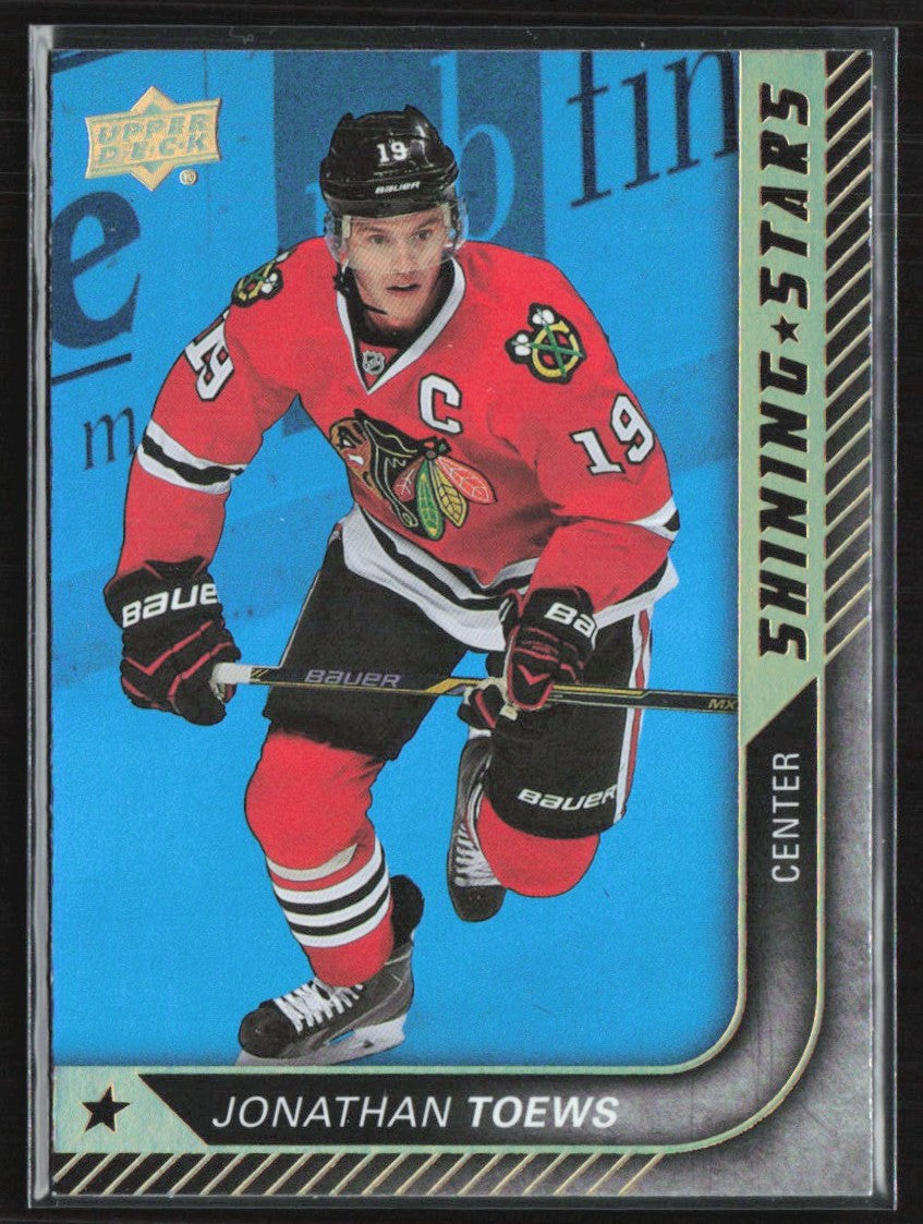 Jonathan Toews 2015 Upper Deck Shining Stars Royal Blue #SS-23