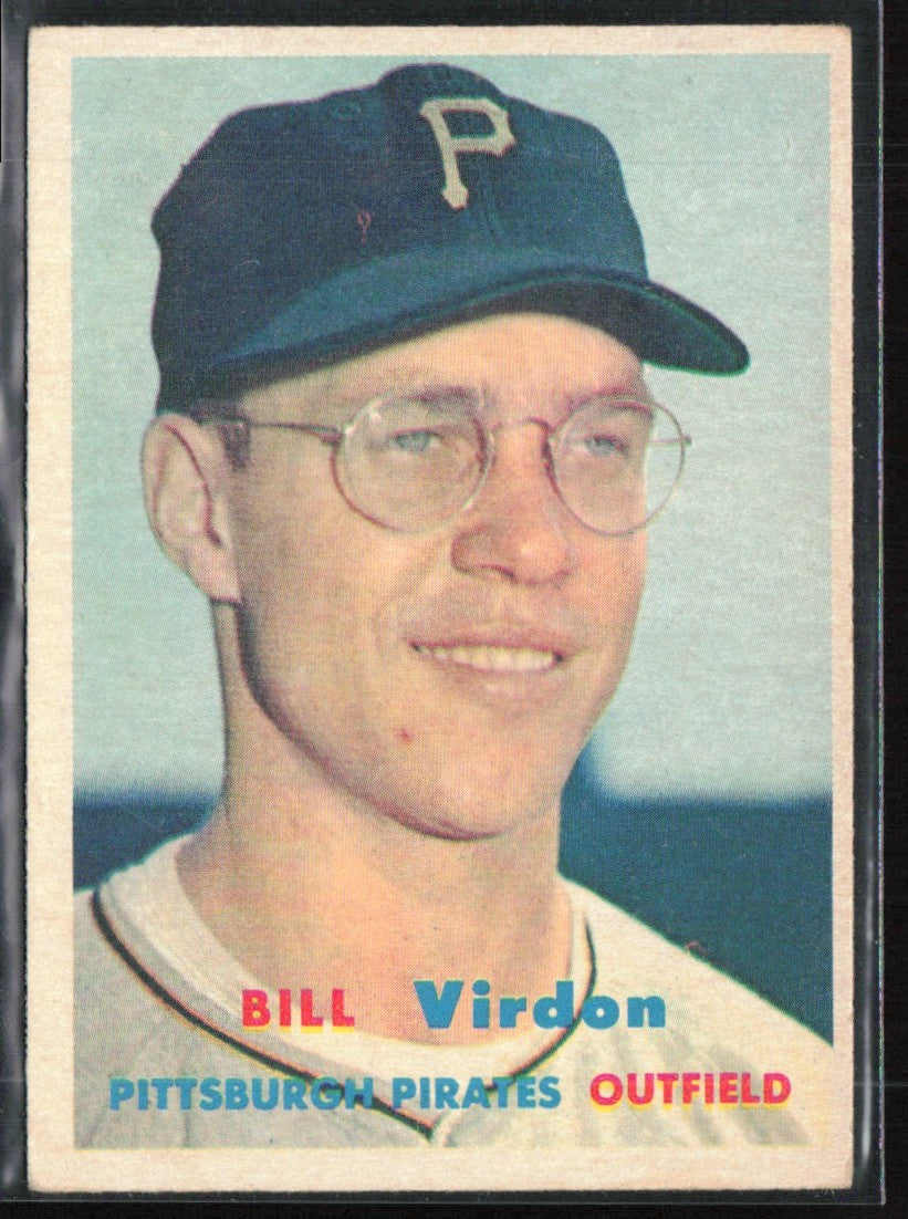 Bill Virdon 1957 Topps #110 Pittsburgh Pirates