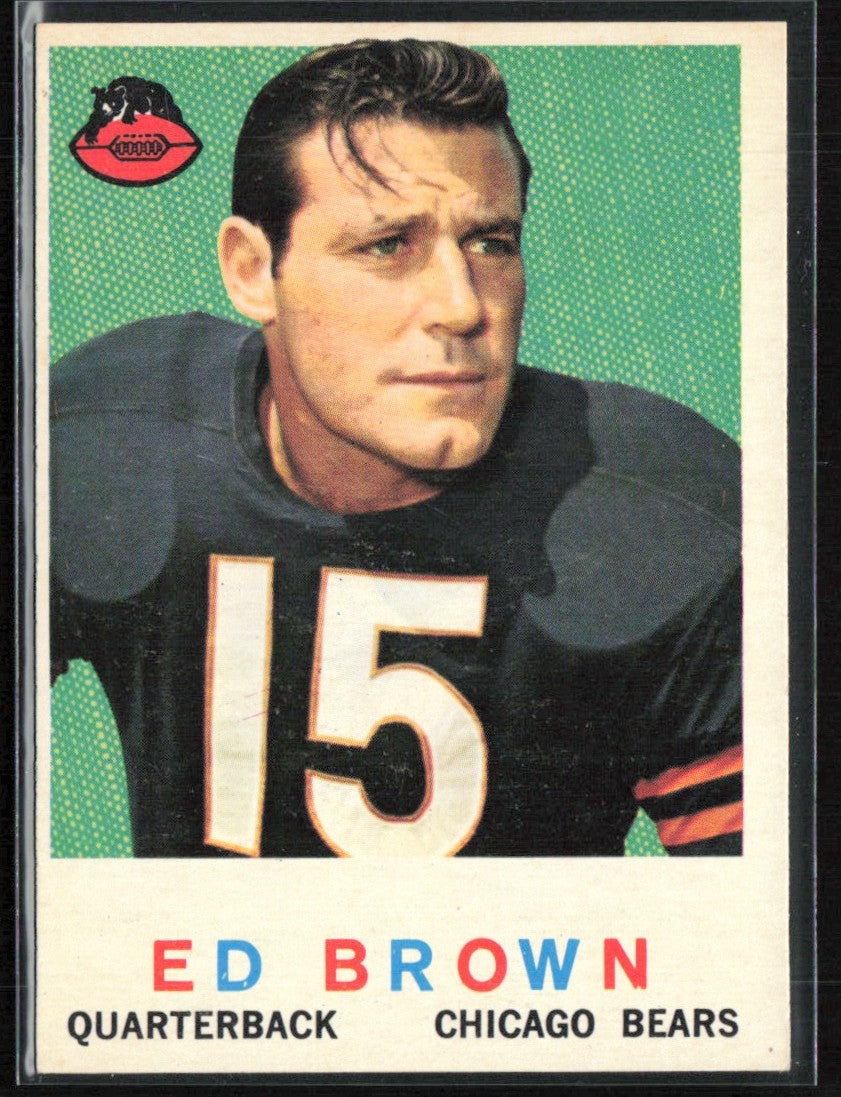 Ed Brown 1959 Topps #137 Chicago Bears
