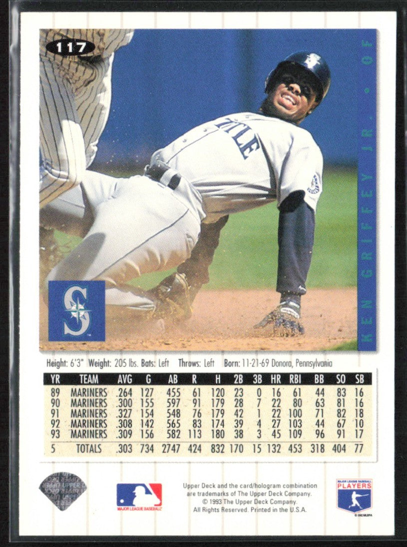 Ken Griffey Jr. 1994 Upper Deck Collector's Choice #117 Seattle Mariners