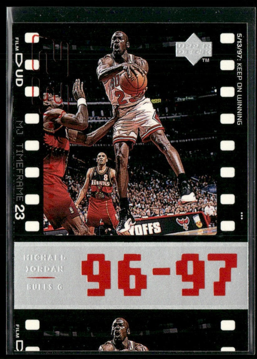 Michael Jordan 1998 Upper Deck MJ TimeFrame #111 Chicago Bulls