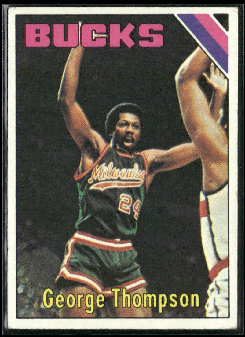 George Thompson 1975 Topps #144 Milwaukee Bucks