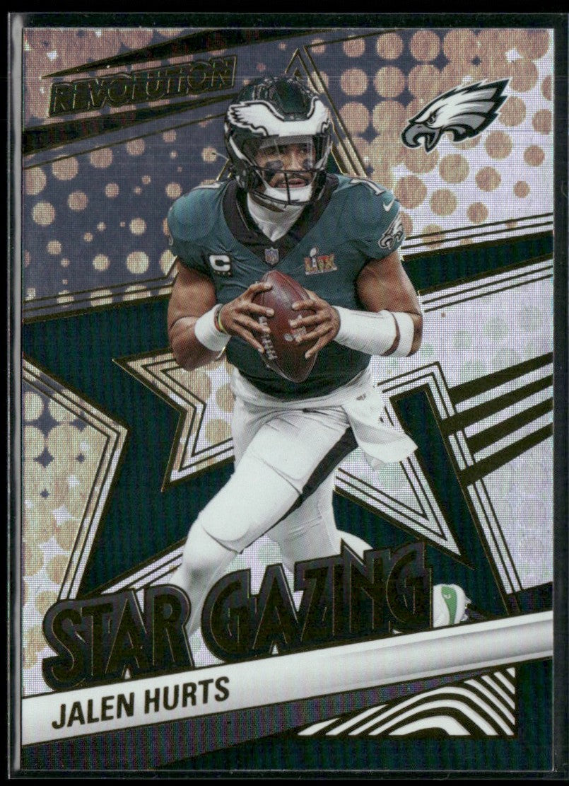 Jalen Hurts 2025 Panini Revolution Star Gazing #20 Philadelphia Eagles