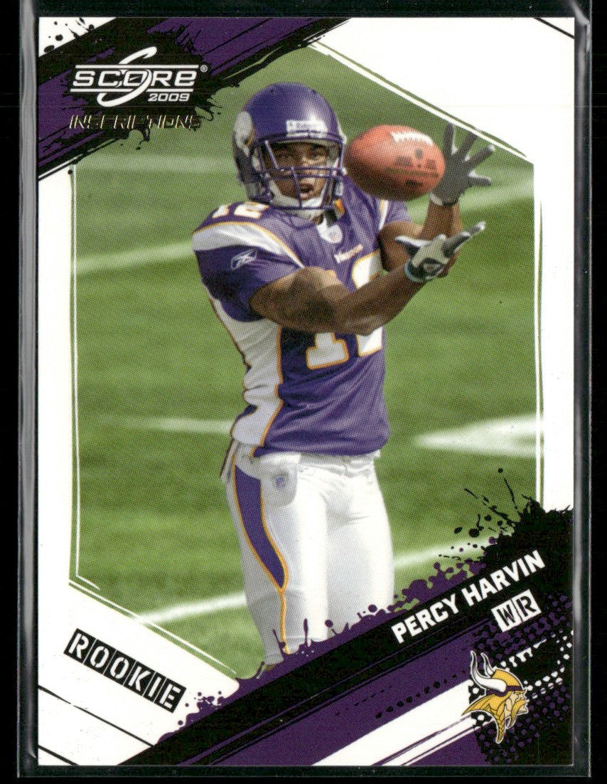 Percy Harvin 2009 Score Inscriptions RC /999 #383 Minnesota Vikings
