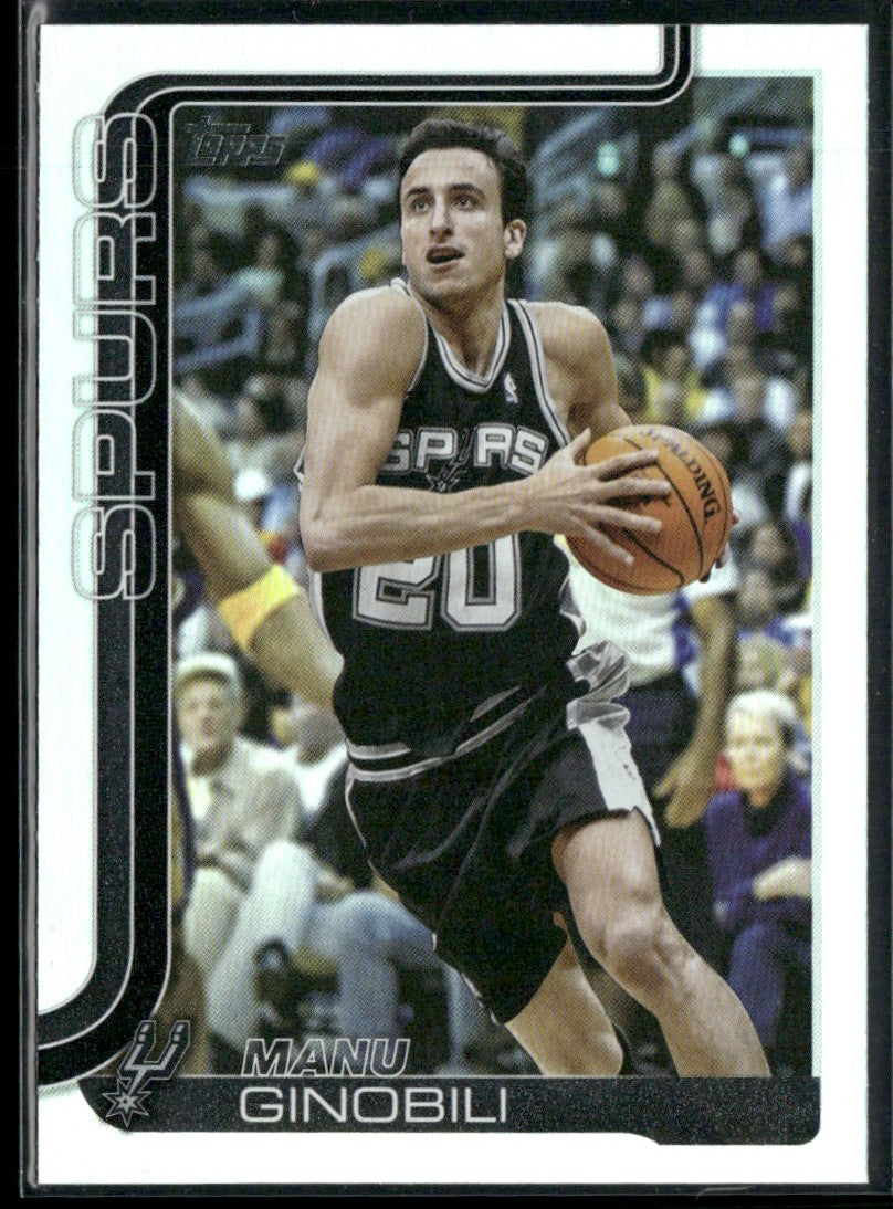Manu Ginobili 2025 Topps Rainbow Foil #262 San Antonio Spurs