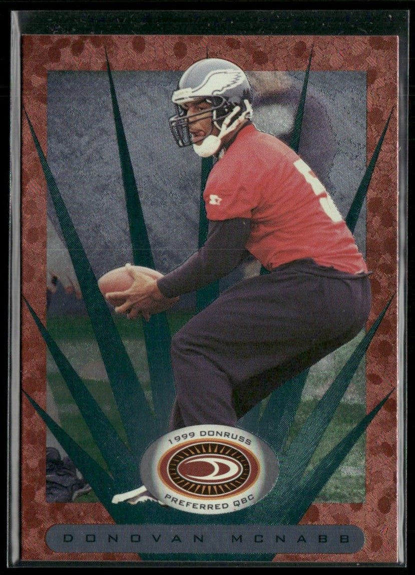 Donovan McNabb 1999 Donruss Preferred QBC RC #30 Philadelphia Eagles