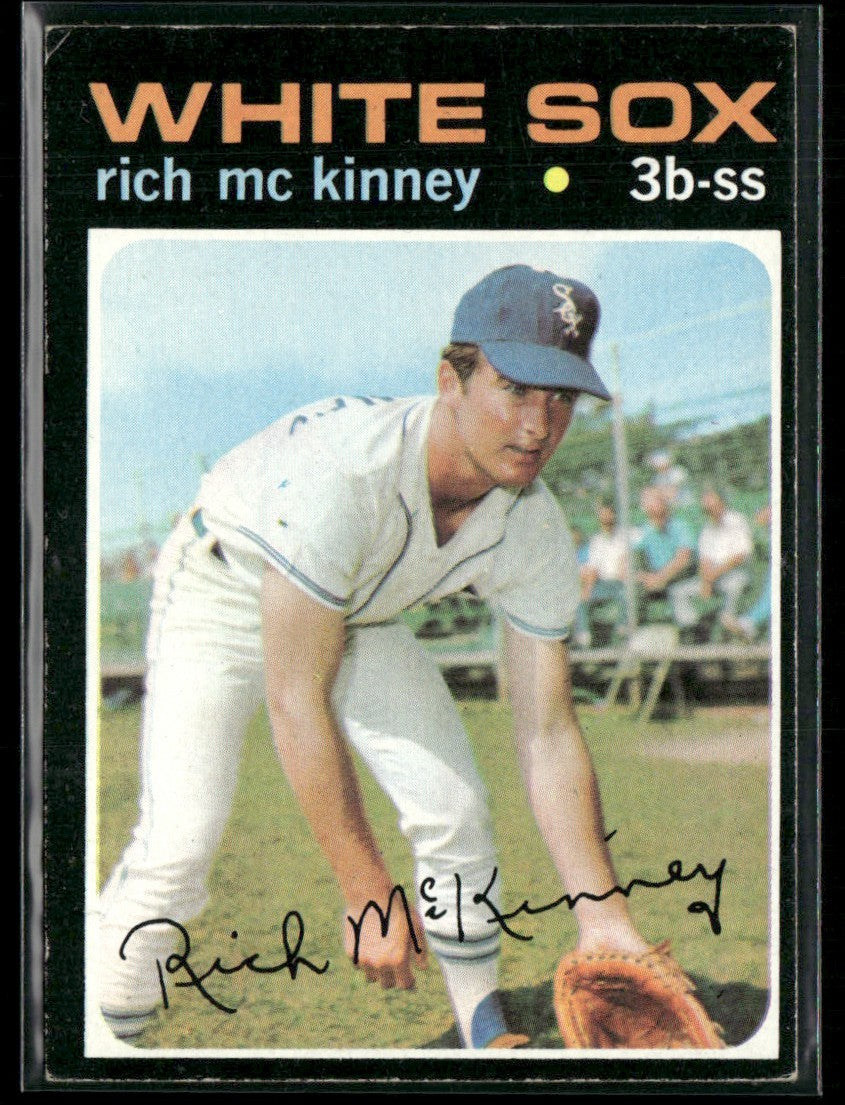 Rich McKinney 1971 Topps RC #37 Chicago White Sox